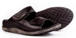 Sandalias de Piel para Pies Sensibles con Plantilla Acolchada y Tiras de Velcro