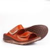 Sandalias de Piel para Pies Sensibles con Plantilla Acolchada y Tiras de Velcro