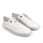 Zapatos de Piel con Cordones, Suela Flexible y Plantilla Acolchada y Extraíble