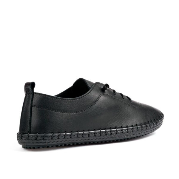 Zapatos de Piel con Cordones, Suela Flexible y Plantilla Acolchada y Extraíble