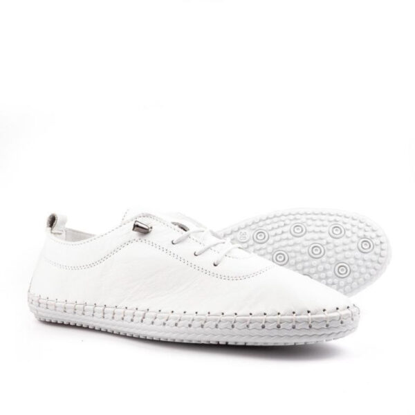 Zapatos de Piel con Cordones, Suela Flexible y Plantilla Acolchada y Extraíble