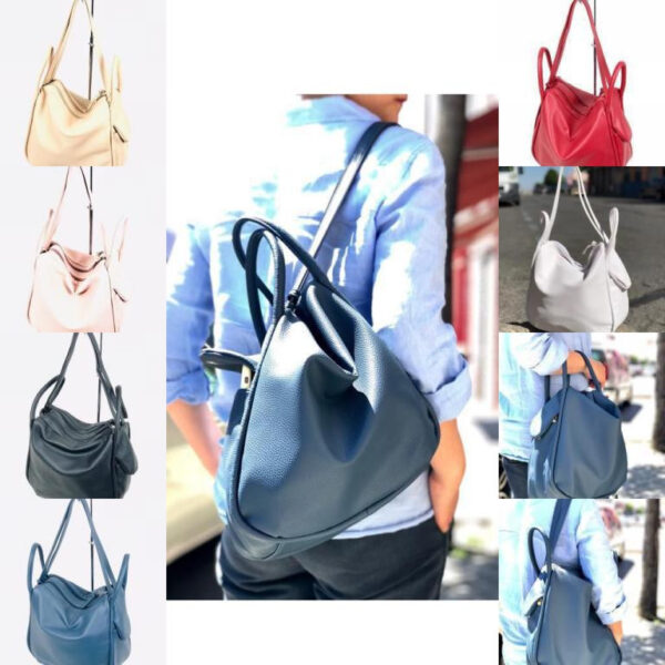 Bolso Sintético para Mujer con Bolsillo Lateral y 2 Compartimentos