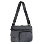 Bolso Bandolera Nylon para Mujer con 3 Bolsillos Frontales y Tira Ajustable