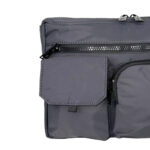 Bolso Bandolera Nylon para Mujer con 3 Bolsillos Frontales y Tira Ajustable