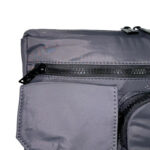 Bolso Bandolera Nylon para Mujer con 3 Bolsillos Frontales y Tira Ajustable