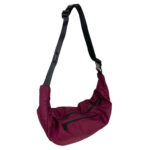 Riñonera Nylon para Mujer con Cierre de Cremallera y Bolsillo Trasero