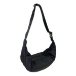 Riñonera Nylon para Mujer con Cierre de Cremallera y Bolsillo Trasero