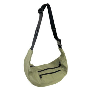 Riñonera Nylon para Mujer con Cierre de Cremallera y Bolsillo Trasero