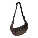 Riñonera Nylon para Mujer con Cierre de Cremallera y Bolsillo Trasero