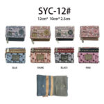 Monedero Sweet Candy con Solapa Magnética y Cierre de Cremallera de Mujer