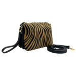 Bolso de Mano Animal Print de Piel con Pelito y Gran Calidad para Mujer