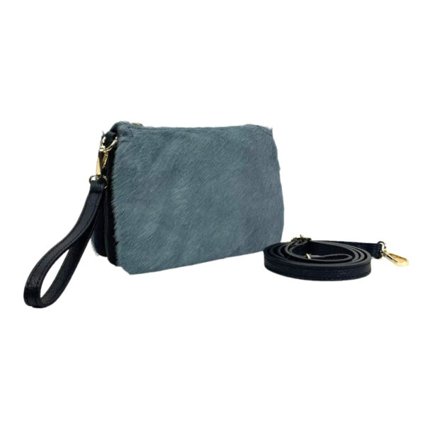 Bolso de Mano Animal Print de Piel con Pelito y Gran Calidad para Mujer