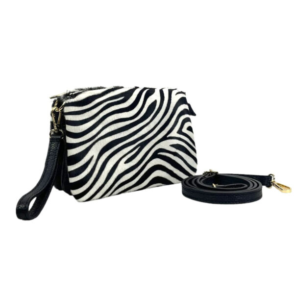 Bolso de Mano Animal Print de Piel con Pelito y Gran Calidad para Mujer
