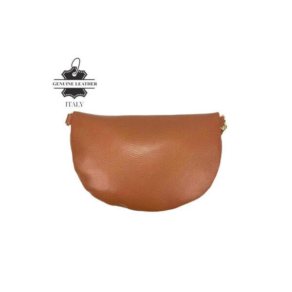 Amplia Riñonera de Piel Italiana para Mujer con Bolsillo Frontal y Cremallera - Imagen 16