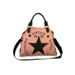 Amplio Bolso de Lona con Asas Cortas de Piel y Tira Bandolera para Mujer - Imagen 18