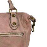 Amplio Bolso Vintage Mujer de Piel Lavado con Bolsillos Frontales - Imagen 8