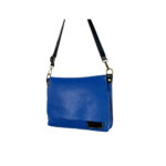 Bolso Bandolera De Piel Natural para Mujer con Solapa y Cremallera