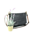 Bolso Bandolera De Piel Natural para Mujer con Solapa y Cremallera - Imagen 18