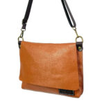 Bolso Bandolera De Piel Natural para Mujer con Solapa y Cremallera - Imagen 11