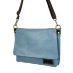 Bolso Bandolera De Piel Natural para Mujer con Solapa y Cremallera - Imagen 15