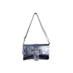 Bolso Bandolera de Piel para Mujer con Efecto Brillante y Hebilla Decorativa - Imagen 6