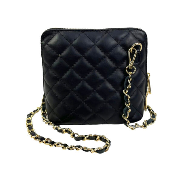 Bolso compacto de Piel con gran abertura y cremalleras - Imagen 2