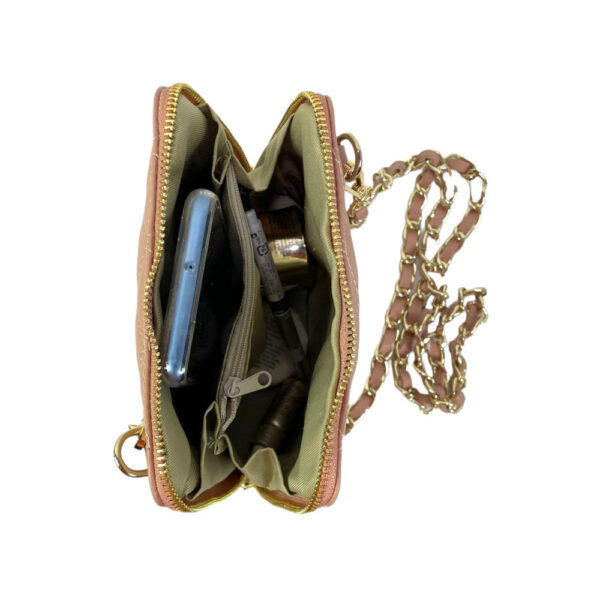 Bolso compacto de Piel con gran abertura y cremalleras - Imagen 6