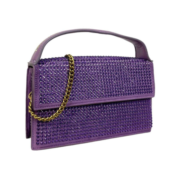 Bolso de Fiesta Mujer con Efecto Brillante y Precioso Diseño - Imagen 2