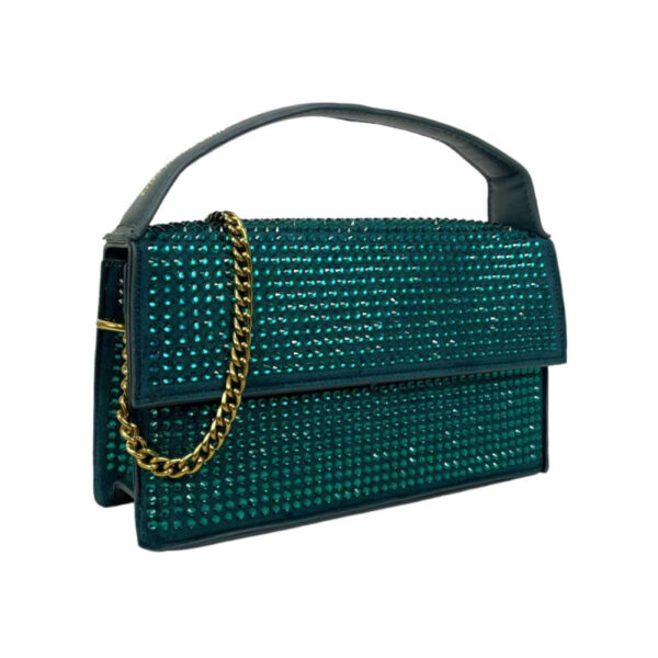 Bolso de Fiesta Mujer con Efecto Brillante y Precioso Diseño - Imagen 7