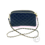 Bolso de piel con asa larga estilo cadena - Imagen 6