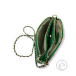 Bolso de piel con asa larga estilo cadena - Imagen 7