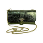 Bolso de Piel Metalizado tipo Sobre con Broche de Abeja para Mujer - Imagen 21