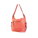 Bolso-Mochila de Piel Italiana para Mujer con Gran Capacidad y Bolsillo Frontal - Imagen 9