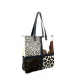 Bolso Shopper de Piel Animal Print con Diseño Exclusivo Mujer - Imagen 17