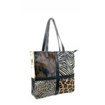 Bolso Shopper de Piel Animal Print con Diseño Exclusivo Mujer - Imagen 21