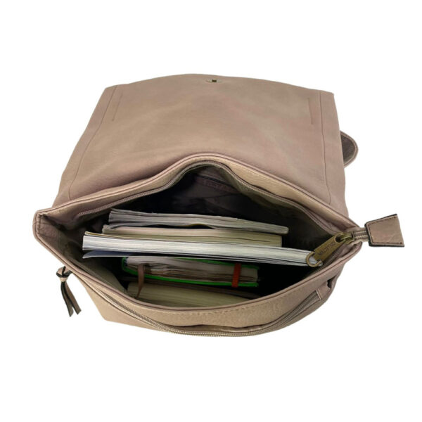 Mochila Sintética de Gran Capacidad con Solapa Coveri Collection para Mujer - Imagen 25