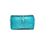 Riñonera de piel con Efecto Metalizado y Cremalleras para Mujer - Imagen 14