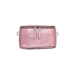 Riñonera de piel con Efecto Metalizado y Cremalleras para Mujer - Imagen 10