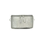 Riñonera de piel con Efecto Metalizado y Cremalleras para Mujer - Imagen 2