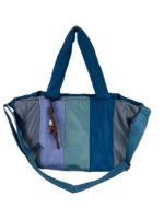 Amplio Bolso de Nylon Acolchado y Multicolor con Bolsillo Trasero para Mujer - Imagen 4