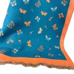 Bufanda de Lana con Diseño de Mariposas y Gran Calidad para Mujer - Imagen 7