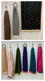 Bufanda de Lana con Diseño de Mariposas y Gran Calidad para Mujer - Imagen 4