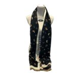 Bufanda de Lana con Diseño de Mariposas y Gran Calidad para Mujer - Imagen 3