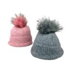 Gorro de Lana, Cashmere y Pelo Natural con Gran Calidad para Mujer - Imagen 4