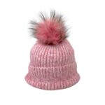 Gorro de Lana, Cashmere y Pelo Natural con Gran Calidad para Mujer - Imagen 6