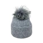 Gorro de Lana, Cashmere y Pelo Natural con Gran Calidad para Mujer - Imagen 5