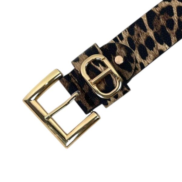 Cinturón Sintético de Mujer con Diseño Animal Print y Gran Calidad - Imagen 2