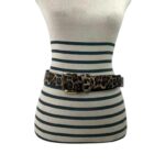 Cinturón Sintético de Mujer con Diseño Animal Print y Gran Calidad