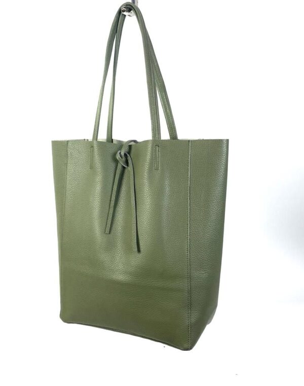 Bolso Universitario tipo Shopper de Piel con Gran Capacidad y 2 Asas Largas Mujer - Imagen 8