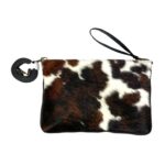 Práctico Bolso Bandolera Artesanal de Piel Italiana y Pelito Mujer - Imagen 3